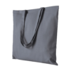 borse riutilizzabili in cotone tinto grigio, senza logo o personalizzabili con grafica a scelta.