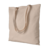 borse riutilizzabili in cotone naturale, senza logo o personalizzabili con grafica a scelta.