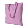 borse riutilizzabili in cotone tinto rosa, senza logo o personalizzabili con grafica a scelta.
