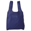 shopper ripiegabili blu in poliestere, senza logo o personalizzabili con grafica a scelta.